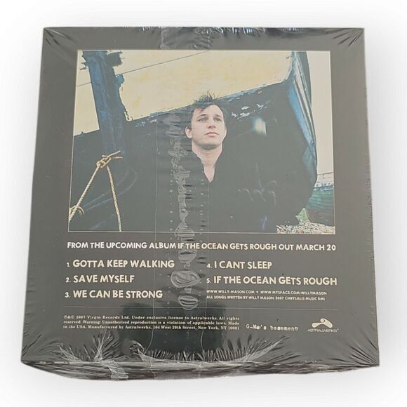 Willy Mason – If The Ocean Gets Rough Sampler [2007‎ Promotional CD] - Picture 2 of 2